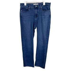Levi's Medium Wash Mid Rise Classic Straight Leg Jeans